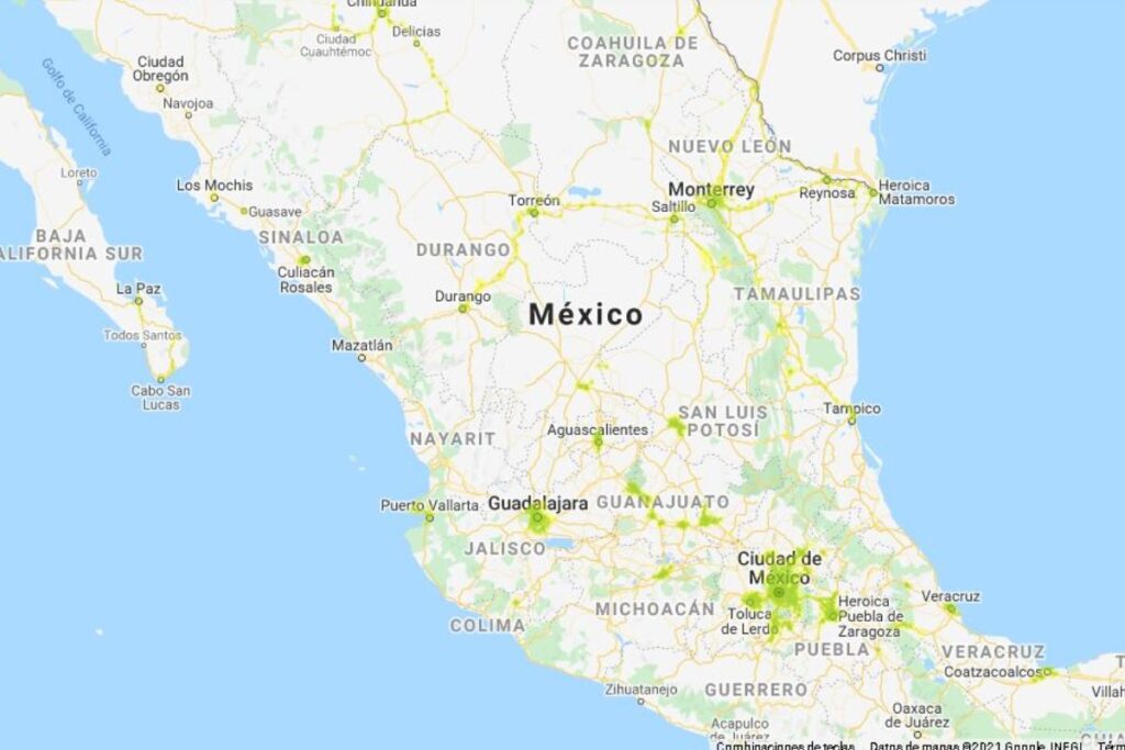 eckung von Movistar in Mexiko  esim holafly