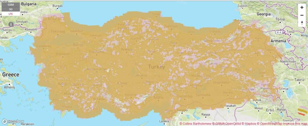 turkcell coverage