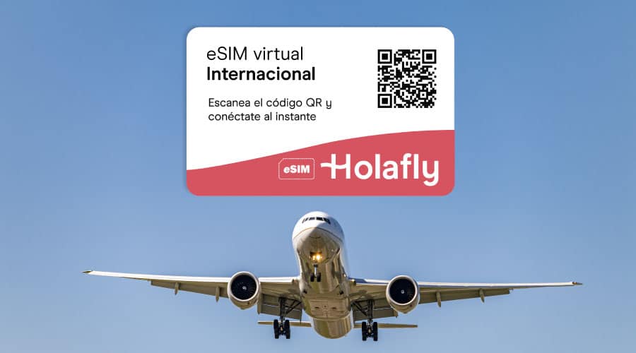 eSIM Internacional de Holafly para viajar conectado a internet