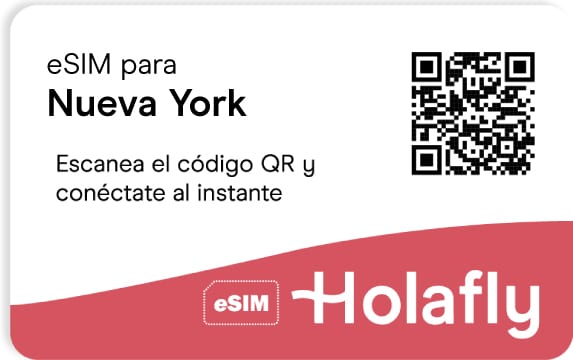 SIM virtual Holafly para Nueva York