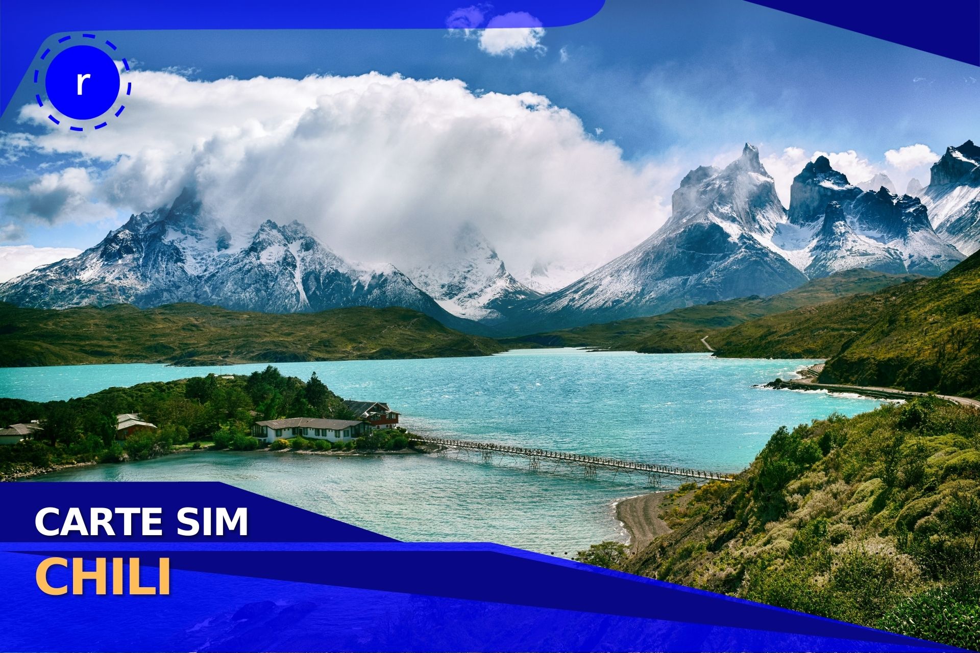 Carte SIM de voyage prépayée Chili 12 Go 30 jours