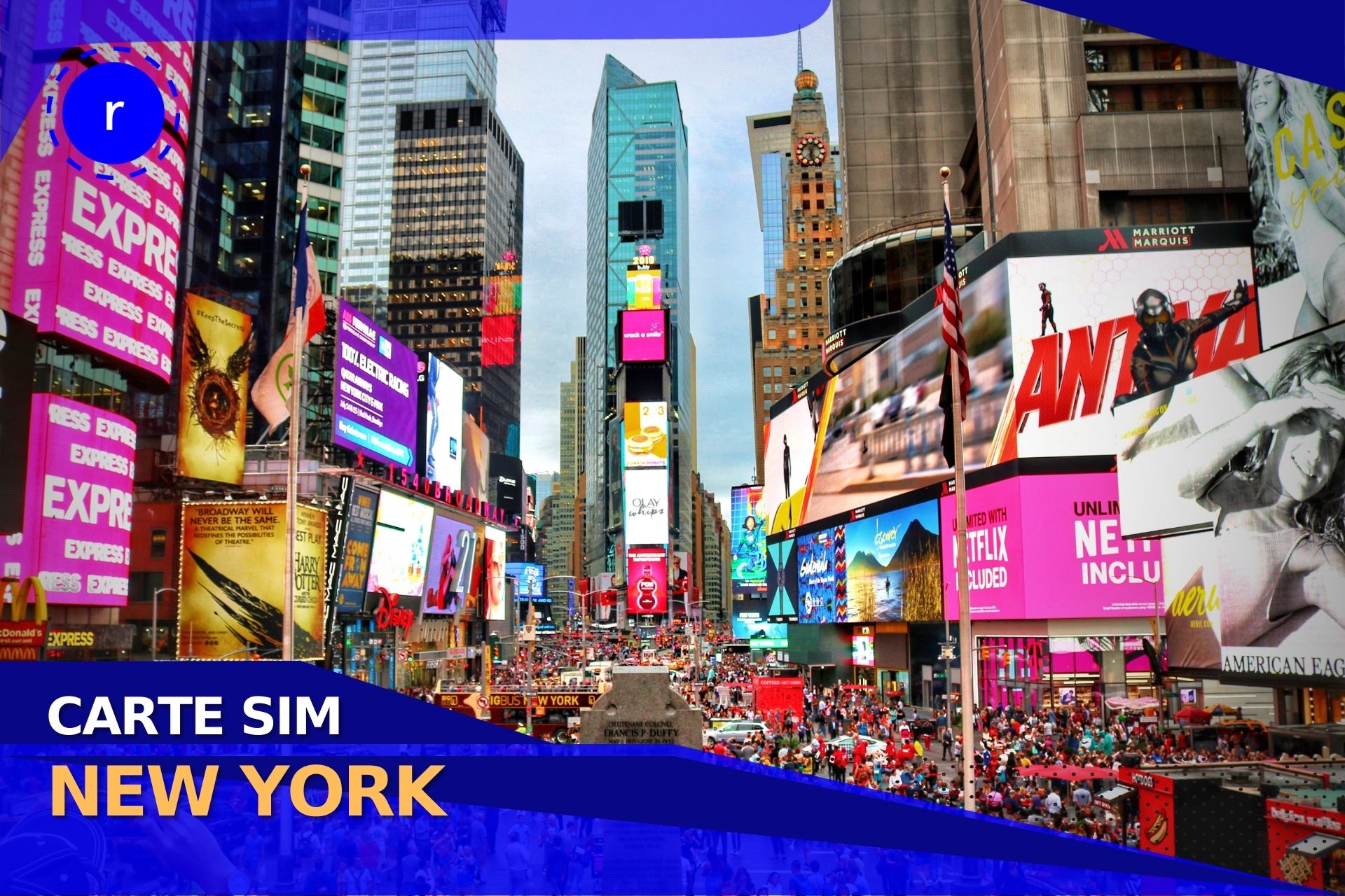 Acheter une carte SIM prépayée à New York pour son téléphone portable