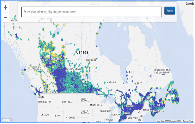 esim canada holafly arte de couverture 4G de Bell Mobilité au Canada Itinérance des données plan prepayee 