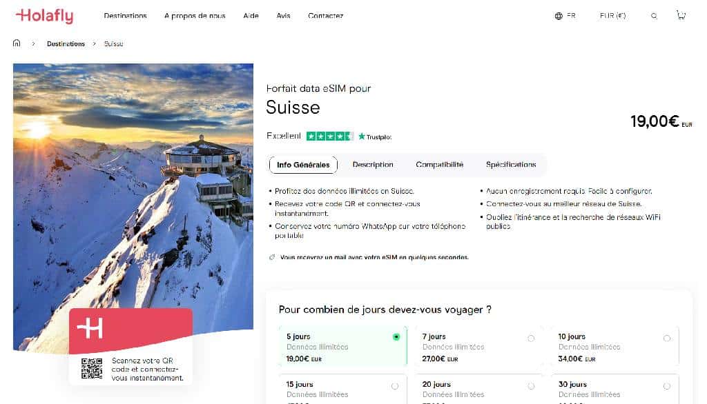pocket wifi suisse itinerance donnees prepayee