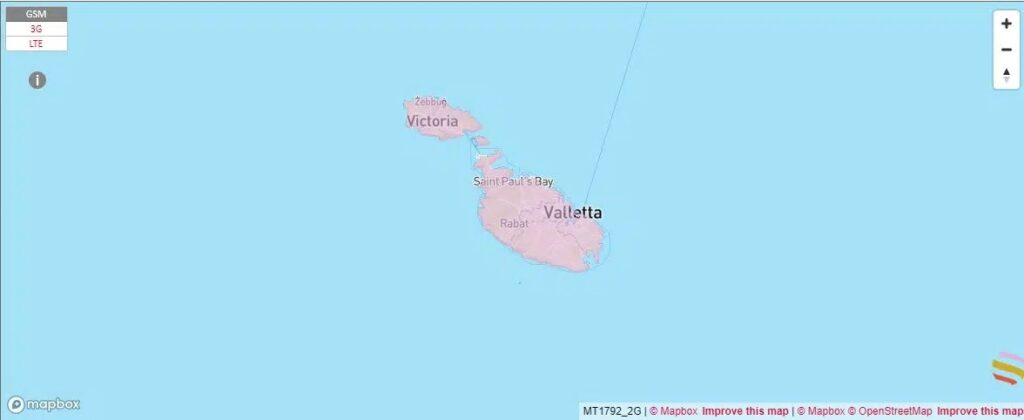 esim マルタ GO スマートフォン データ通信 カバー 範囲 地図 holafly