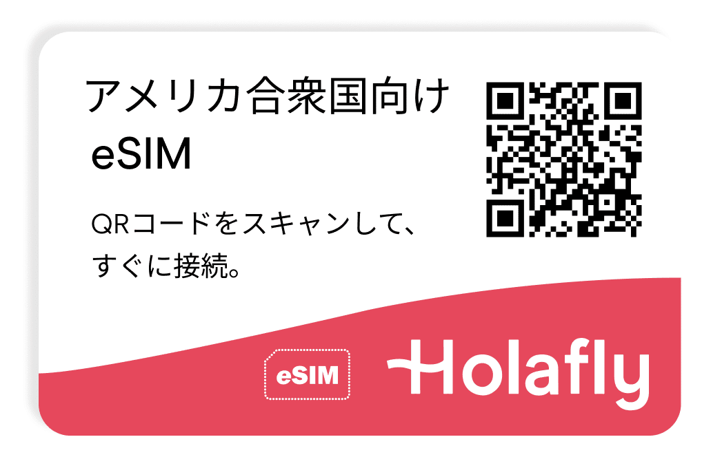 esim アメリカ スマートフォン データ通信 holafly モバイルデータ通信 携帯電話