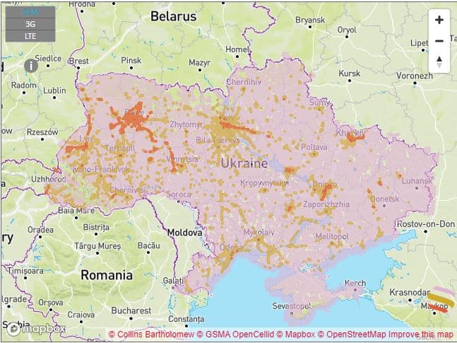 ウクライナ eSIM スマートフォン データ通信 holafly KYVISTAR